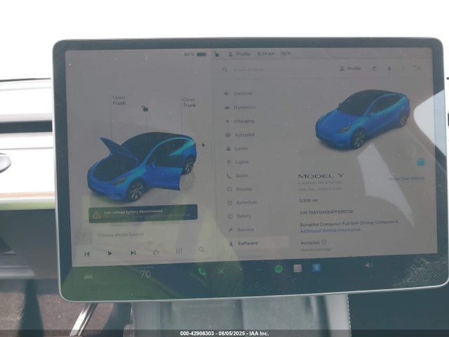 2023 TESLA MODEL Y 7SAYGAEE4PF928739 Photo 6