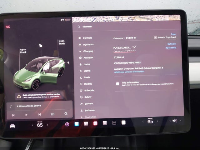 7SAYGDEFXNF376882 Tesla 2022