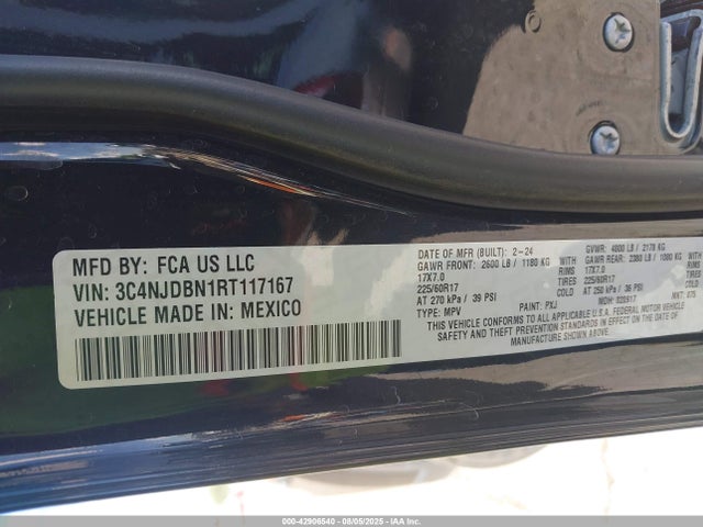 Jeep Compass 2024 3C4NJDBN1RT117167 Image 9