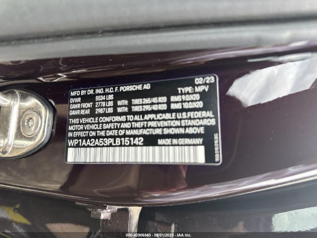 2023 PORSCHE MACAN WP1AA2A53PLB15142 Photo 8