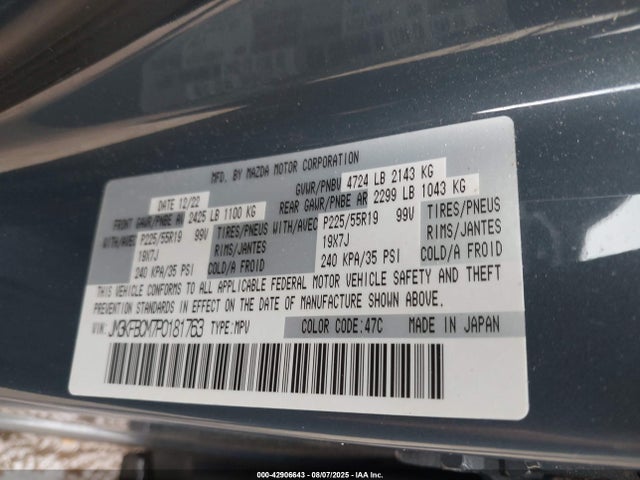 Mazda pyud 2023 JM3KFBCM7P0181763 Image 9