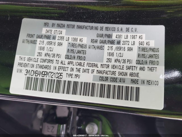 Mazda pyukd 2024 3MVDMBAM9RM721025 Image 9