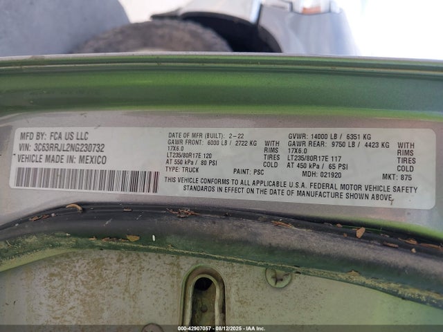 RAM 3500 2022 3C63RRJL2NG230732 Image 9