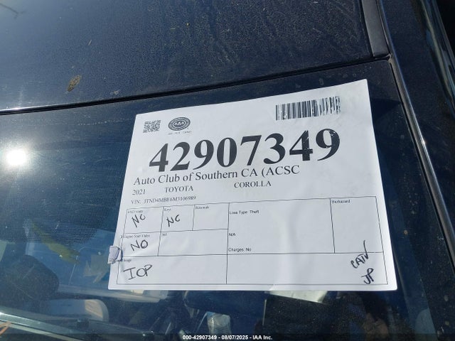 JTND4MBE6M3106989 Toyota m20a-fks