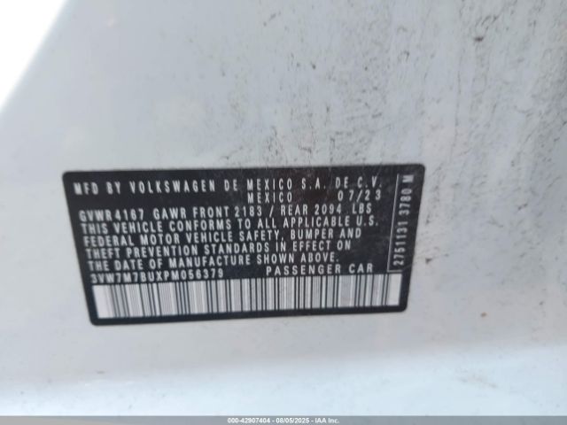 2023 VOLKSWAGEN JETTA 3VW7M7BUXPM056379 Photo 8