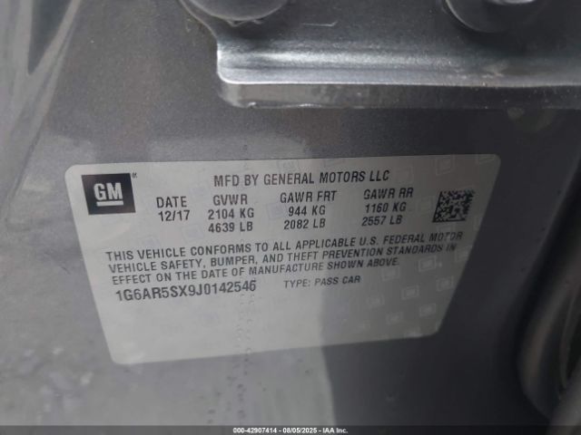 2018 CADILLAC CTS 1G6AR5SX9J0142546 Photo 8