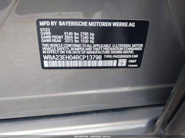 2024 BMW 740 WBA23EH04RCP13798 Photo 8