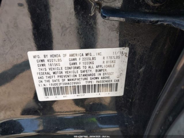 2017 ACURA ILX 19UDE2F3XHA009683 Photo 8