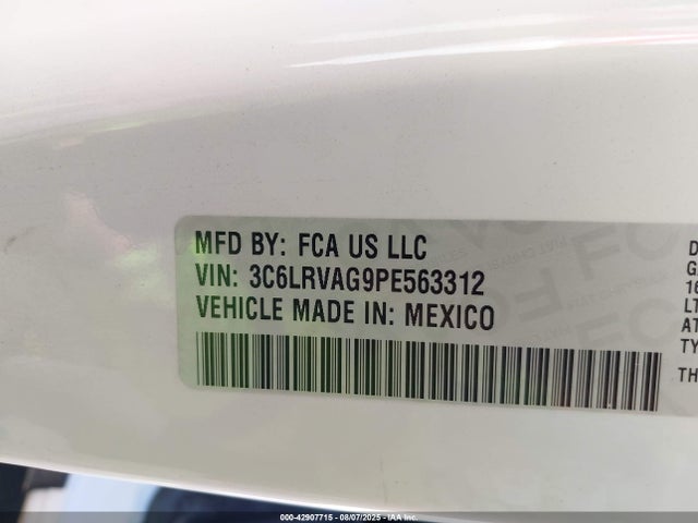 3C6LRVAG9PE563312 RAM Promaster 1500