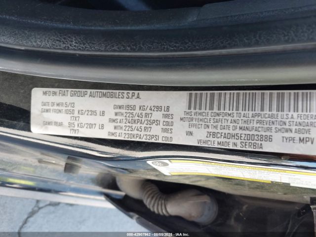 2014 FIAT 500L ZFBCFADH5EZ003886 Photo 8