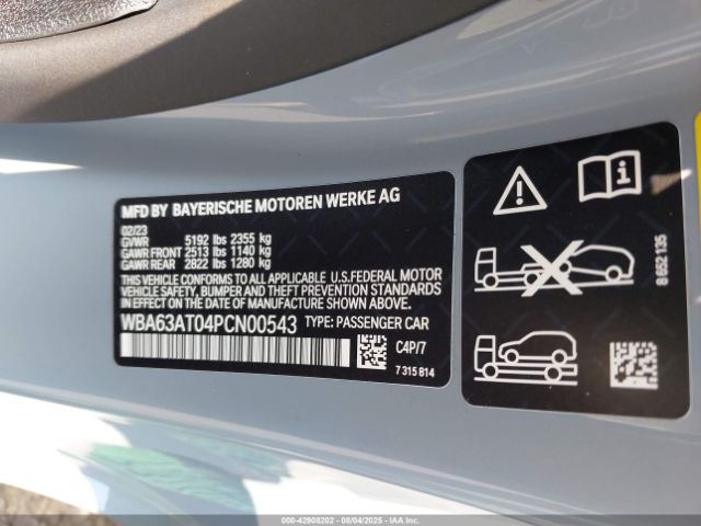 2023 BMW M440I WBA63AT04PCN00543 Photo 8