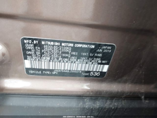 2020 MITSUBISHI ECLIPSE CROSS JA4AT5AA0LZ000218 Photo 8