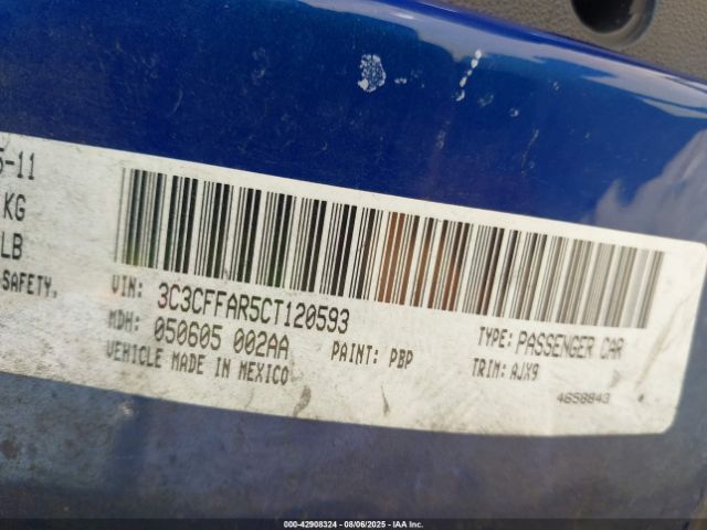 2012 FIAT 500 3C3CFFAR5CT120593 Photo 8