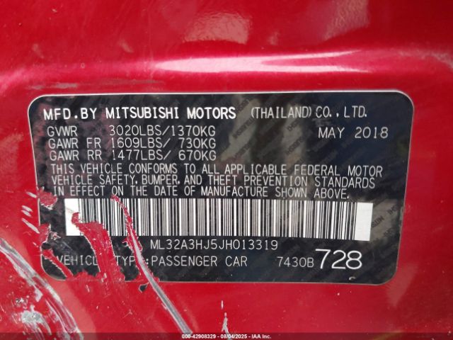 2018 MITSUBISHI MIRAGE ML32A3HJ5JH013319 Photo 8