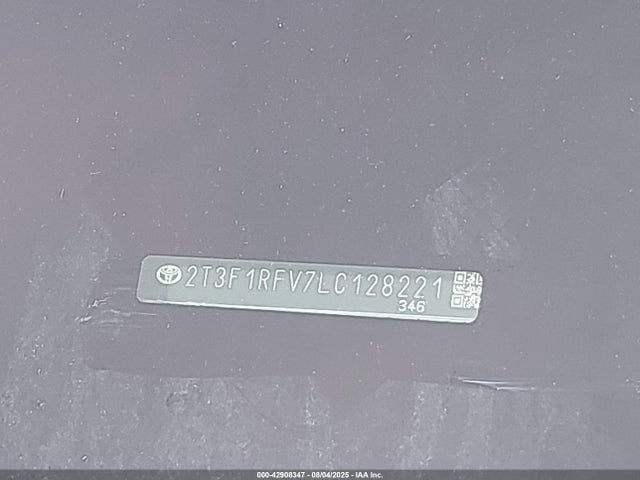 Toyota a25a-fks 2020 2T3F1RFV7LC128221 Image 9