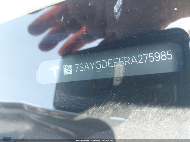 2024 TESLA MODEL Y 7SAYGDEE5RA275985 Photo 8