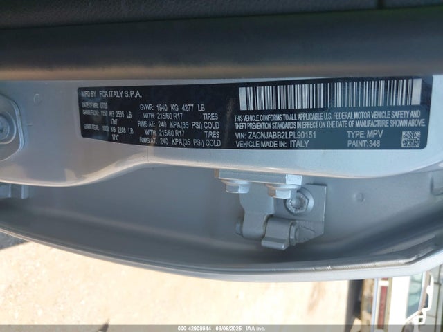 Jeep Renegade 2020 ZACNJABB2LPL90151 Image 9