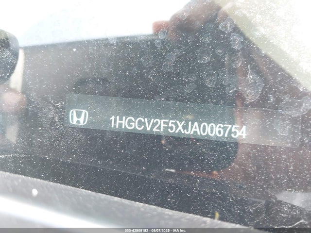 Honda k20c4 2018 1HGCV2F5XJA006754 Image 9