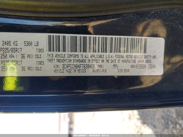 Dodge Journey 2015 3C4PDCAB4FT639465 Image 9