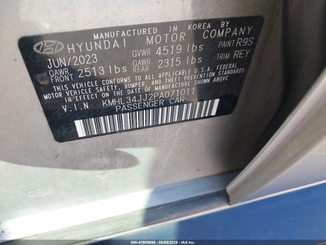 KMHL34JJ2PA071011 Hyundai gdi nu pe