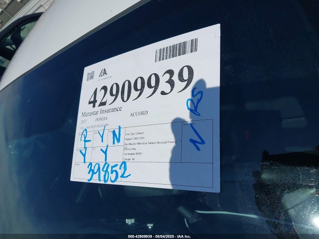 1HGCR2F15HA261436 Honda k24w1
