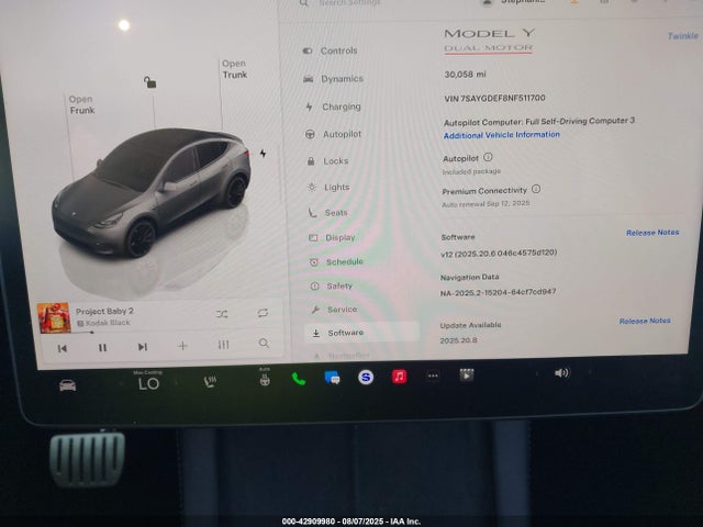 Tesla 2022 2022 7SAYGDEF8NF511700 Image 7