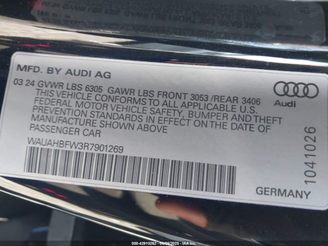 2024 AUDI RS E-TRON GT WAUAHBFW3R7901269 Photo 8