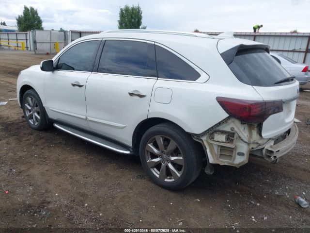2014 ACURA MDX 5FRYD4H80EB007725 Photo 2