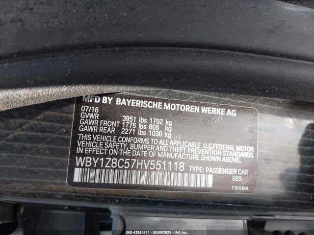 WBY1Z8C57HV551118 BMW electric/2-cyl .gasoline