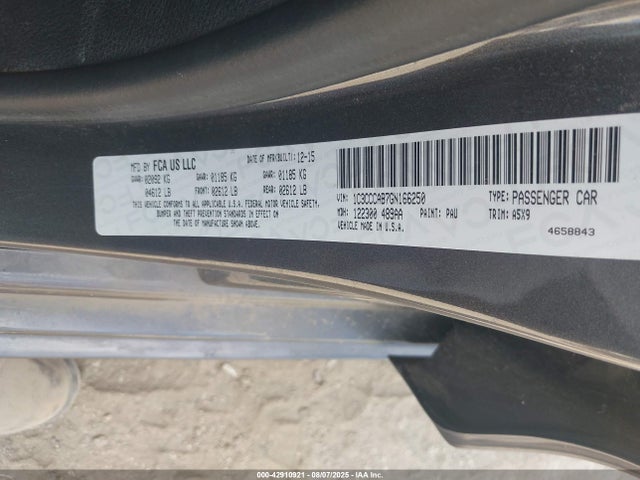 1C3CCCAB7GN166250 Chrysler 200