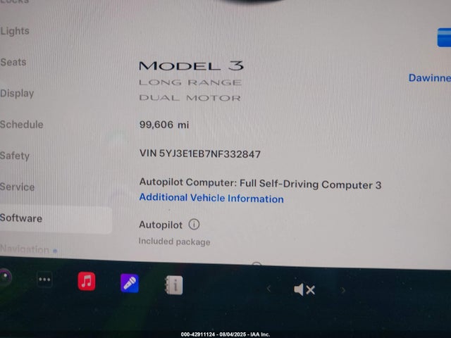 2022 TESLA MODEL 3 5YJ3E1EB7NF332847 Photo 6