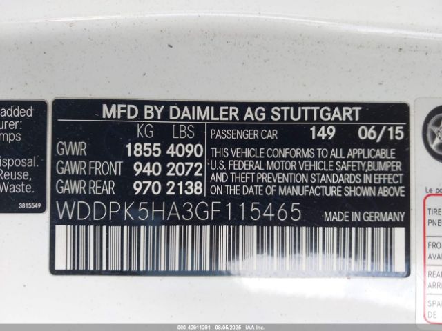 2016 MERCEDES-BENZ SLK 350 WDDPK5HA3GF115465 Photo 8