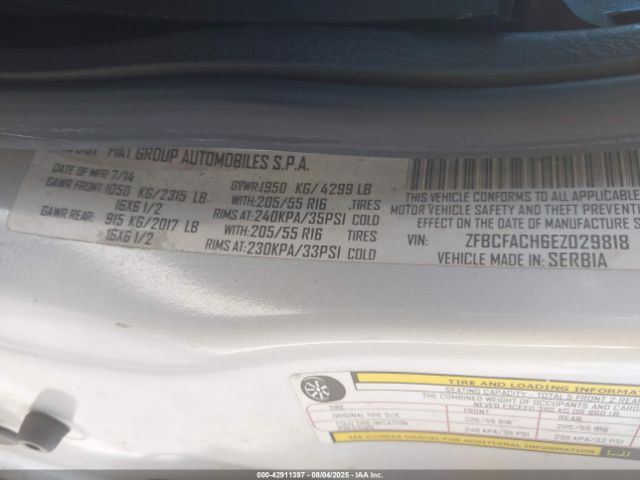 2014 FIAT 500L ZFBCFACH6EZ029818 Photo 8