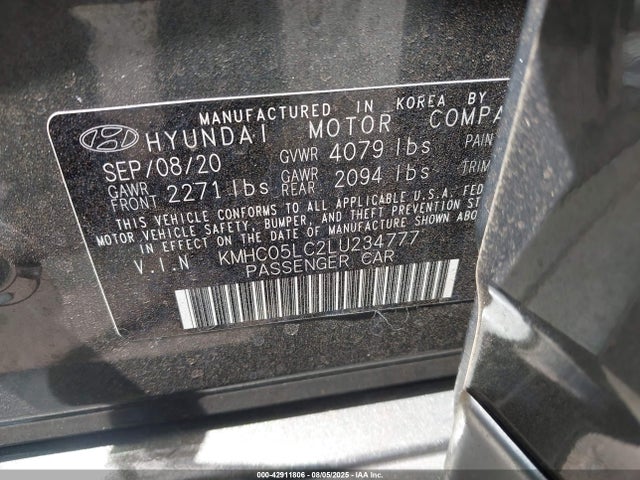 KMHC05LC2LU234777 Hyundai gdi kappa