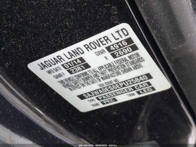 2014 JAGUAR XF SAJWA0ES6EPU25840 Photo 8