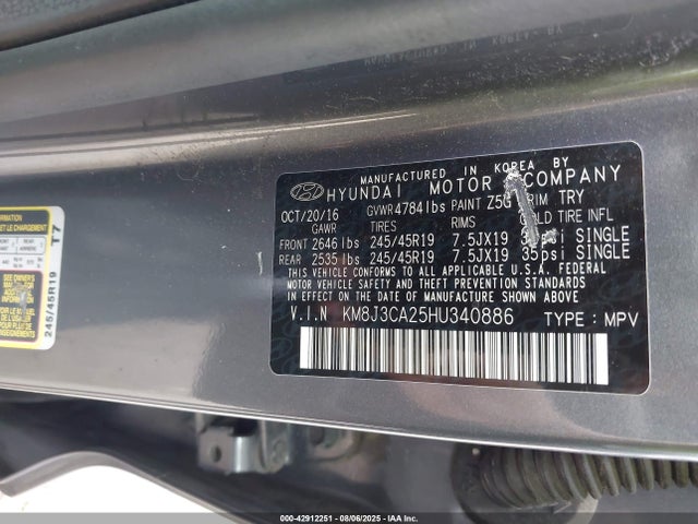 KM8J3CA25HU340886 Hyundai t-gdi gamma