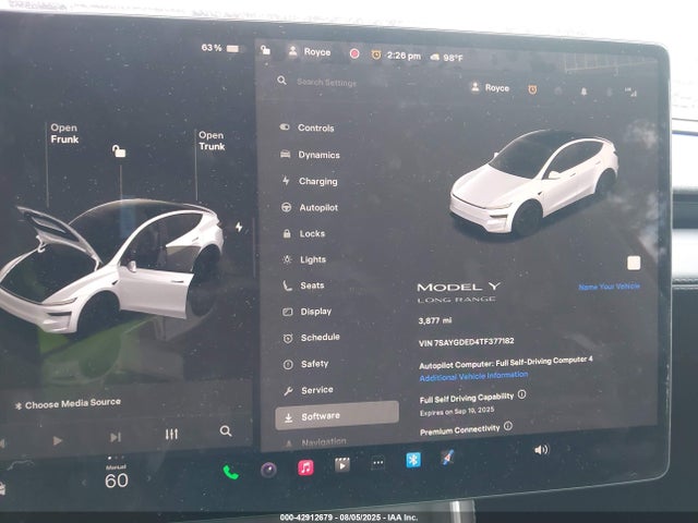 2026 TESLA MODEL Y 7SAYGDED4TF377182 Photo 6