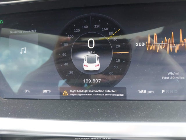 2012 TESLA MODEL S 5YJSA1CNXCFP01444 Photo 6