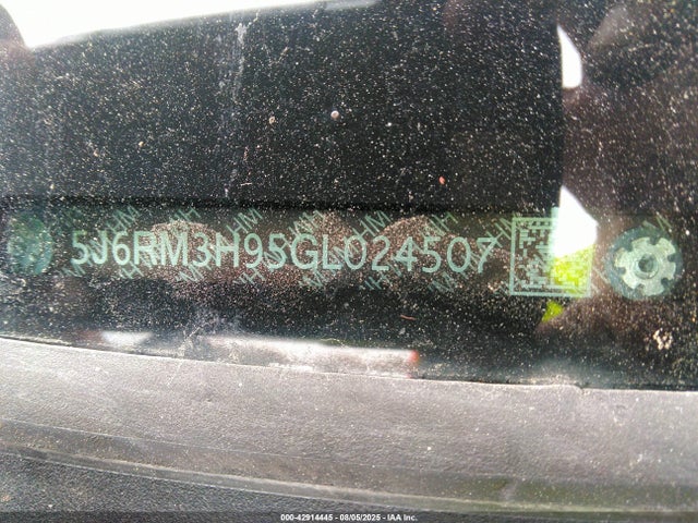 Honda k24w9 2016 5J6RM3H95GL024507 Image 9