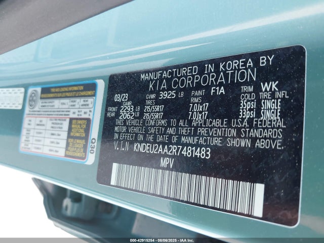 KIA nu mpi 2024 KNDEU2AA2R7481483 Image 9