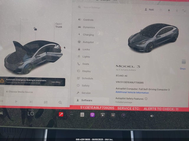 2020 TESLA MODEL 3 5YJ3E1EA9LF739265 Photo 6
