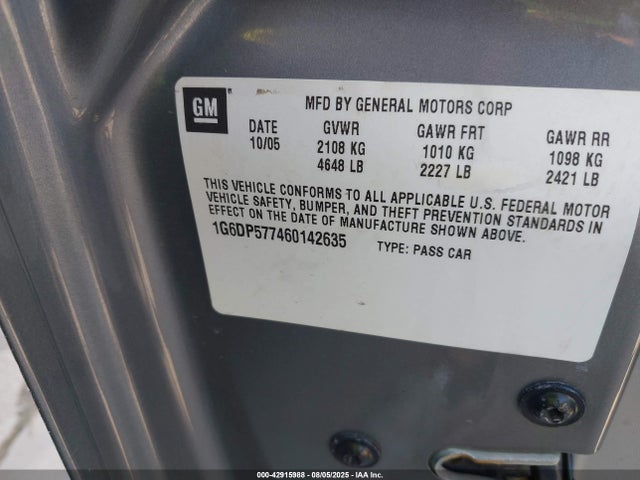 2006 CADILLAC CTS 1G6DP577460142635 Photo 8