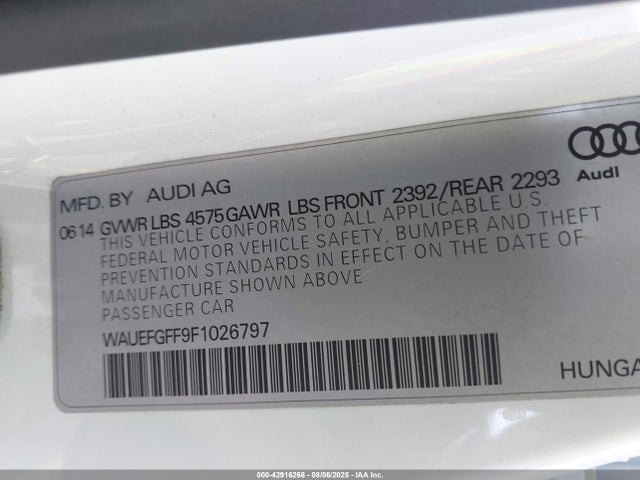 2015 AUDI A3 WAUEFGFF9F1026797 Photo 8