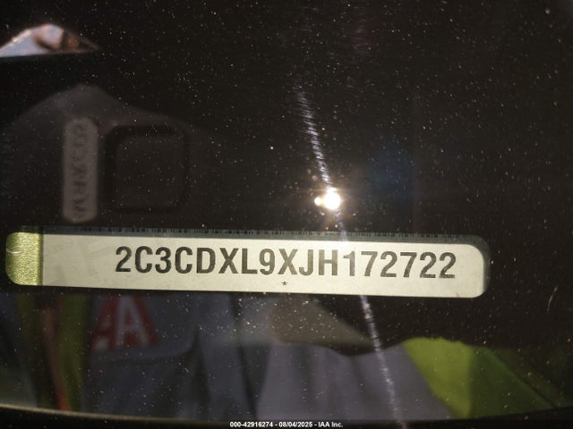 2C3CDXL9XJH172722 Dodge 2018