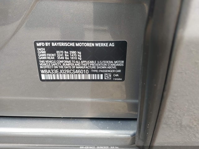 2024 BMW 760 WBA33EJ02RCS46010 Photo 8