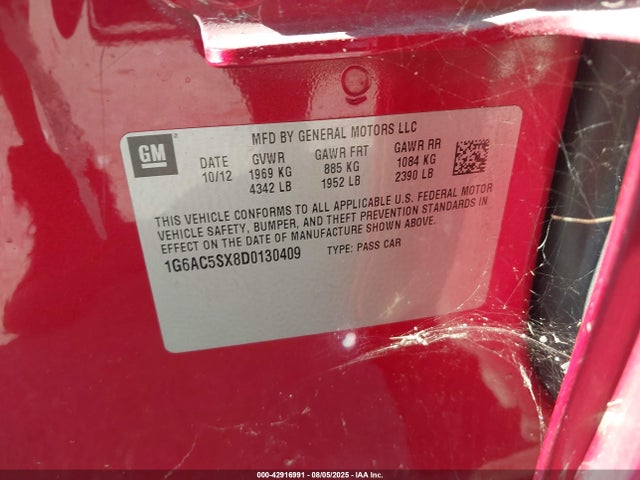 2013 CADILLAC ATS 1G6AC5SX8D0130409 Photo 8