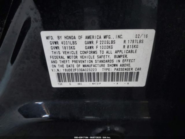 2016 ACURA ILX 19UDE2F33GA025223 Photo 8