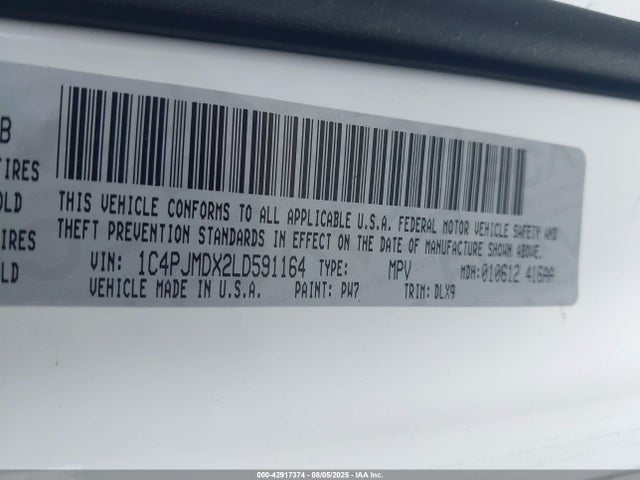 1C4PJMDX2LD591164 Jeep Cherokee