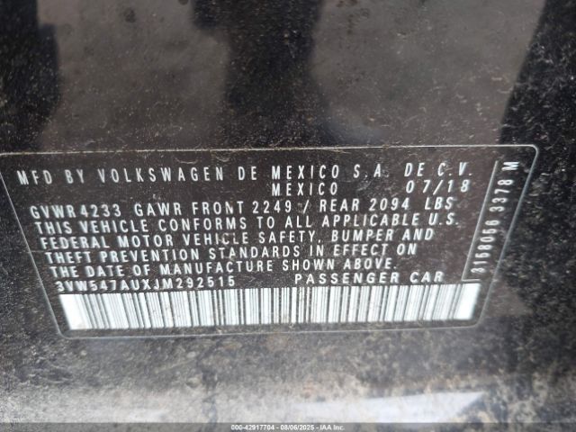 2018 VOLKSWAGEN GOLF GTI 3VW547AUXJM292515 Photo 8