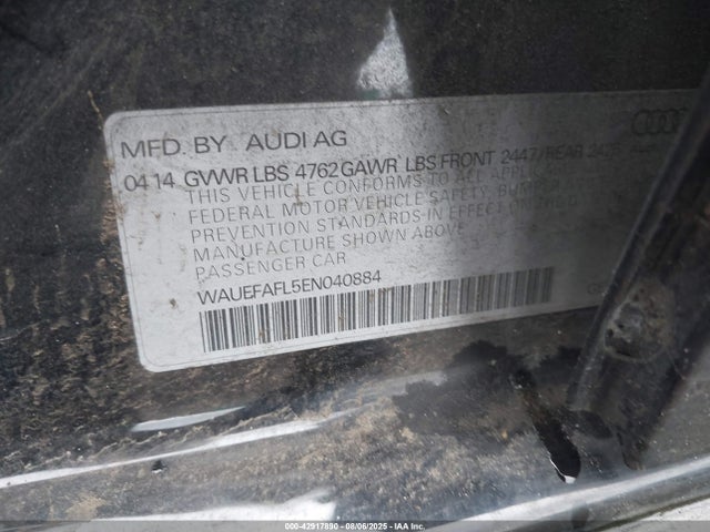 2014 AUDI A4 WAUEFAFL5EN040884 Photo 8